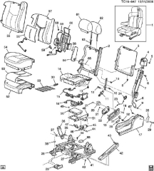 Steuergerät Fahrersitz - Module Driverseat  GM 99 - 07